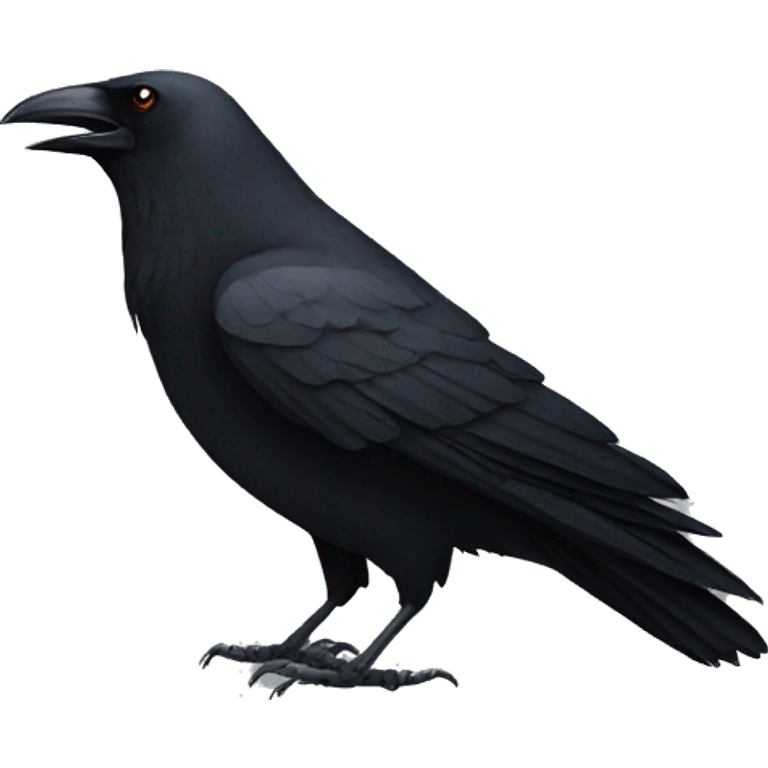 Crow emoji