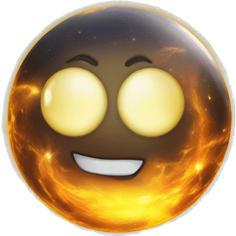 Orb of solar emoji