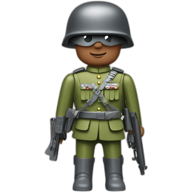 Playmobil-soldier emoji