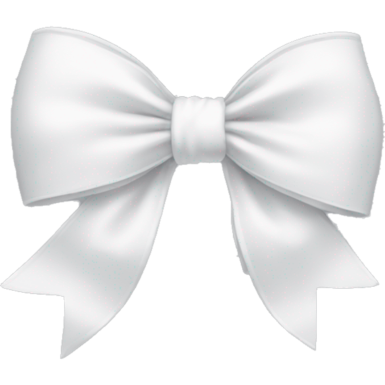 white bow emoji