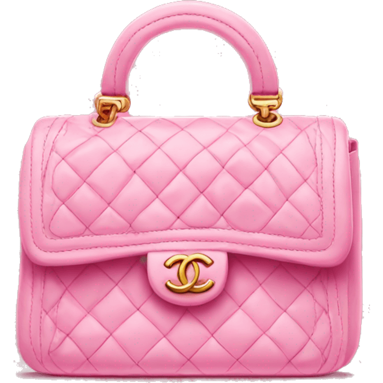 Cute pink Chanel bag  emoji