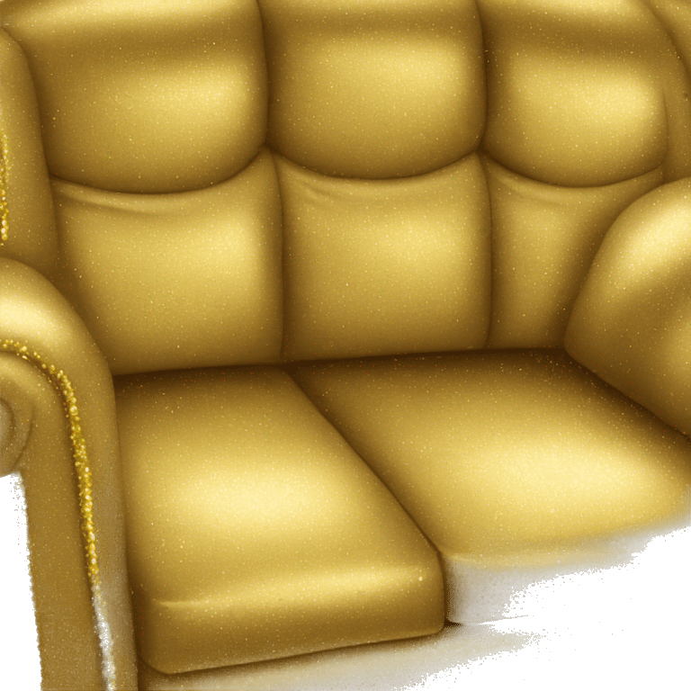 Sparkly Golden Couch  emoji