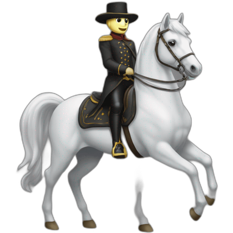 Phantome sur cheval emoji