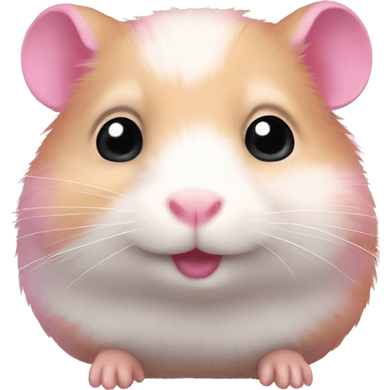 Pink hamster emoji