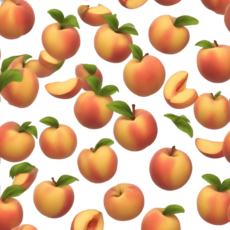 Angry peach emoji