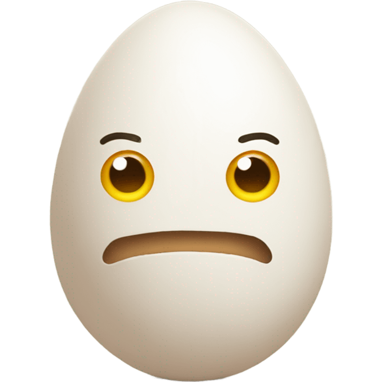 Egg with arms emoji