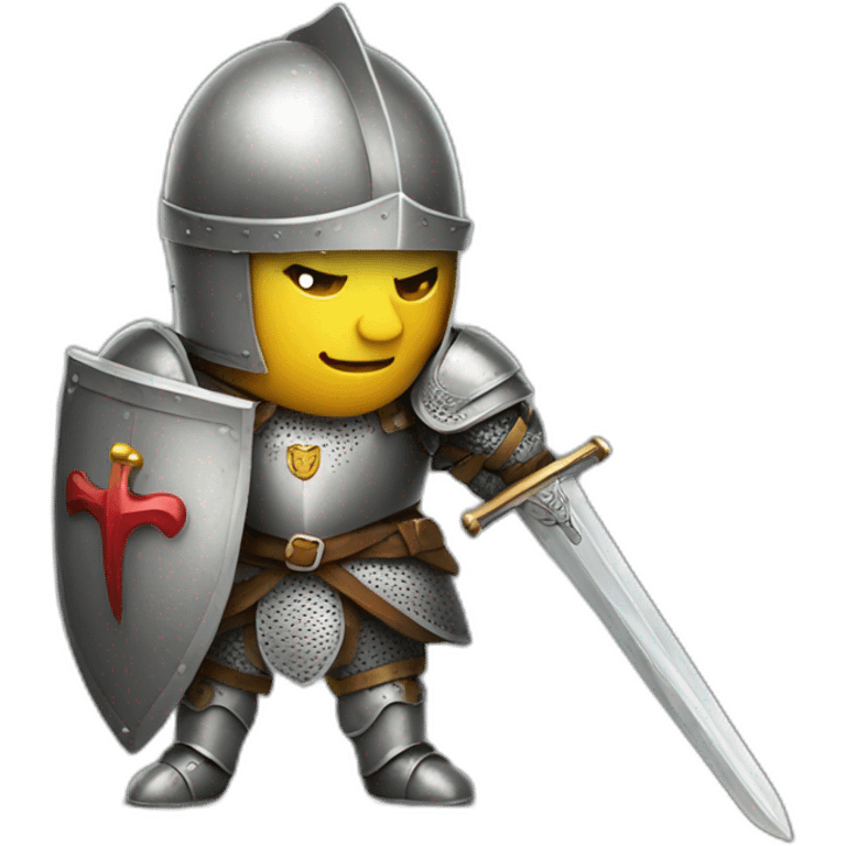 Knight Apple-in armor- with a sword emoji