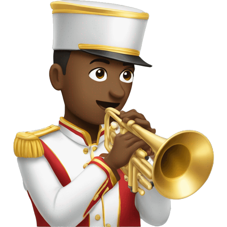 Marching band trumpet player  emoji