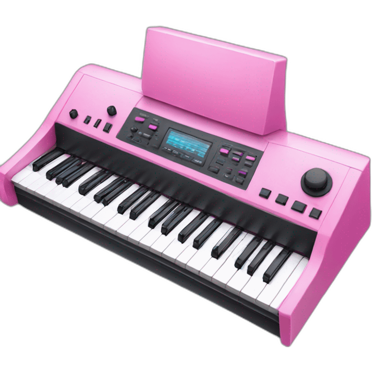 pink synthesizer  emoji