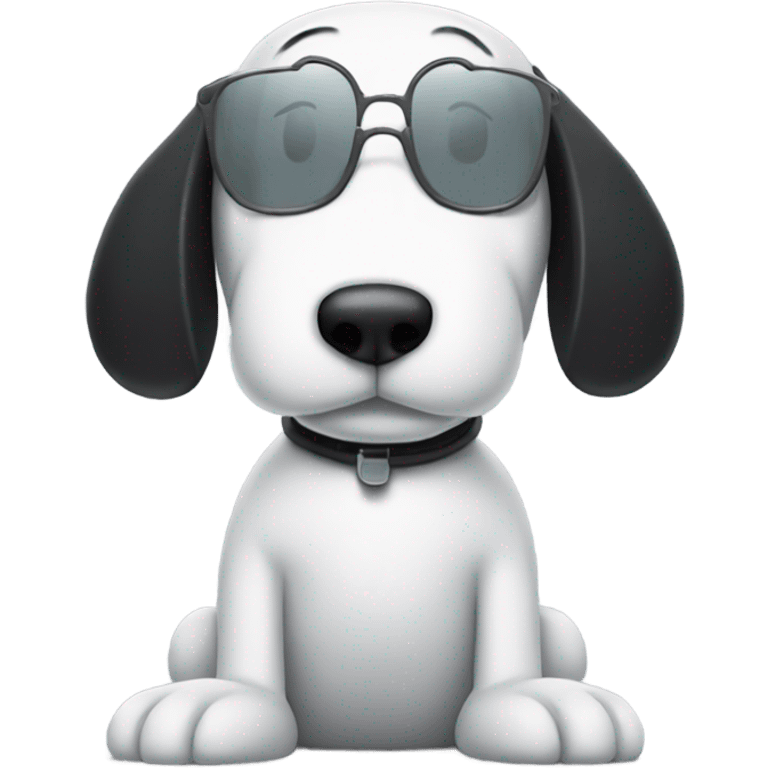 Snoopy as a tech guru emoji