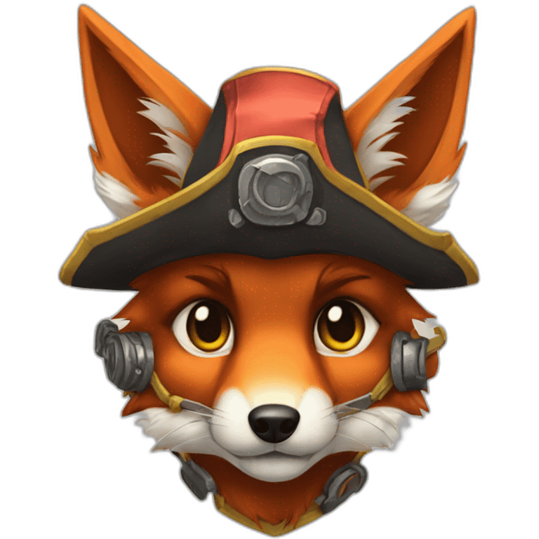 mecha foxy the pirate fox emoji