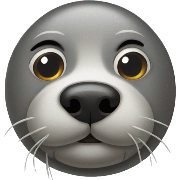 seal with face dog emoji