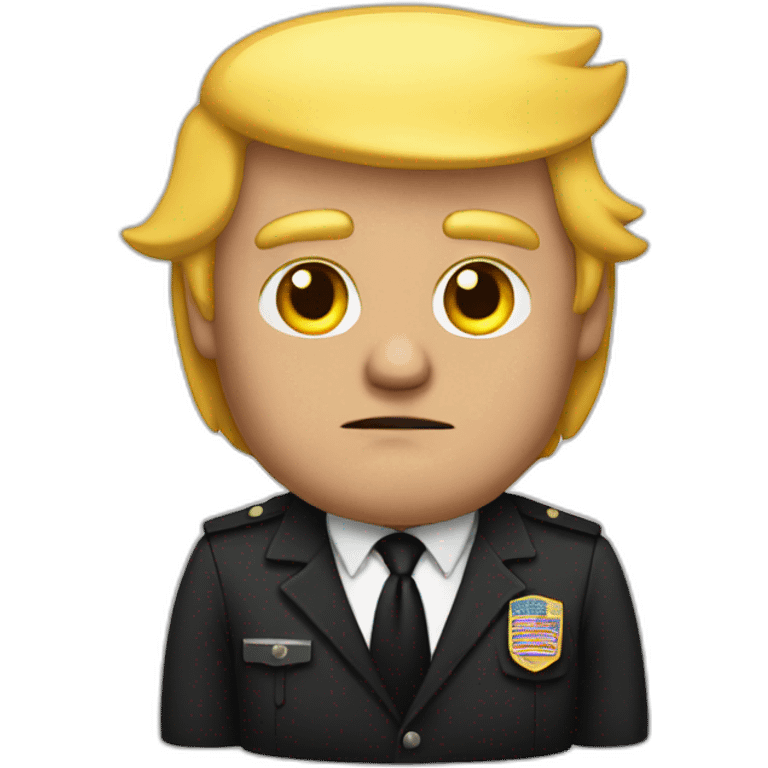 donald-trump-arrested emoji