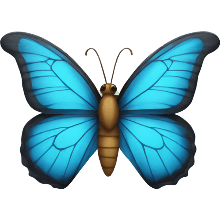 butterfly with blue wings emoji