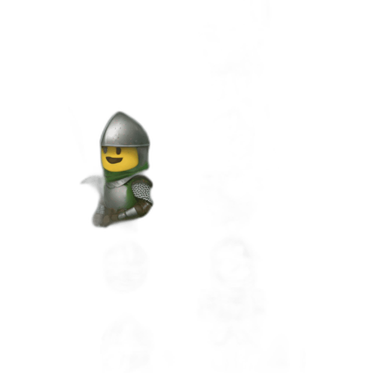 Medieval Knight Green emoji