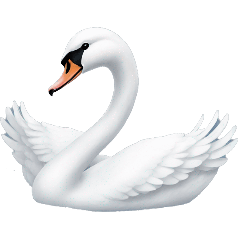 White swan emoji