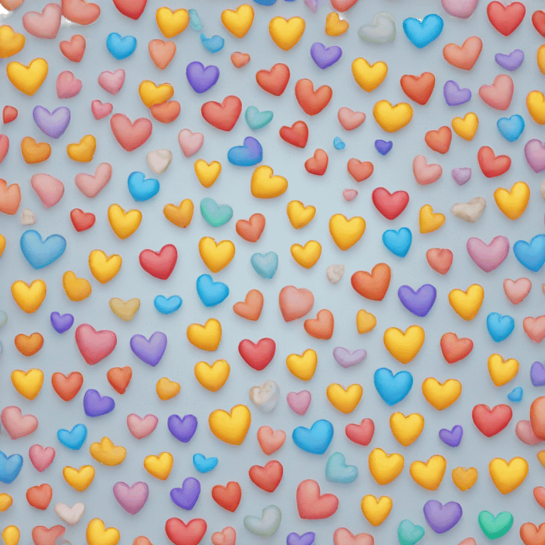 Multicolor heart emoji