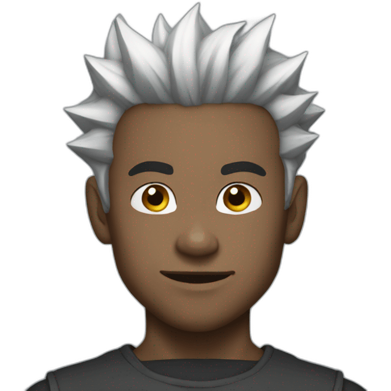 Black goku emoji