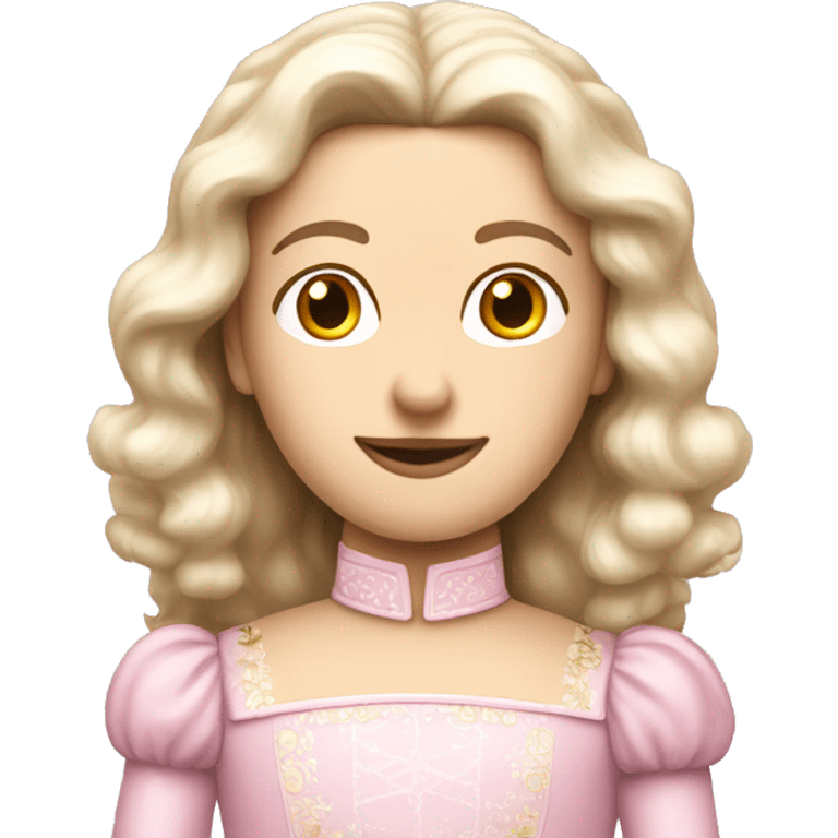 Light pink nutcracker Caucasian emoji