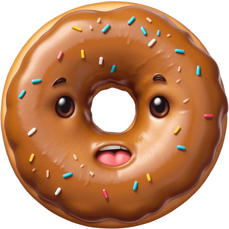 angry donut emoji