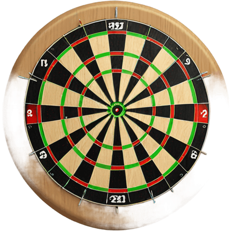 wooden dartboard emoji