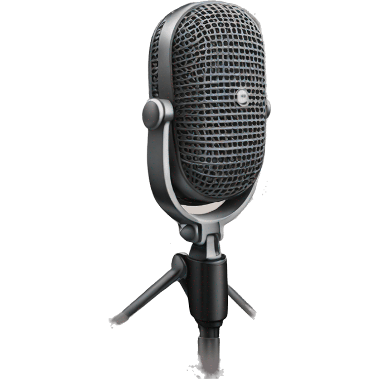 microphone with stand emoji