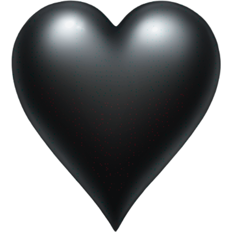 Black sparkling heart emoji