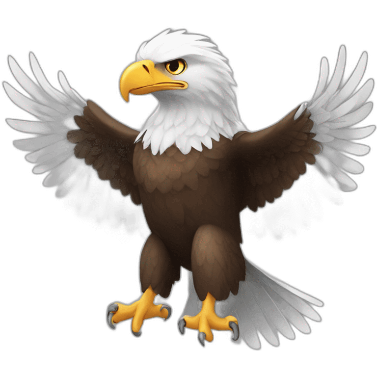 eagle with open wings emoji