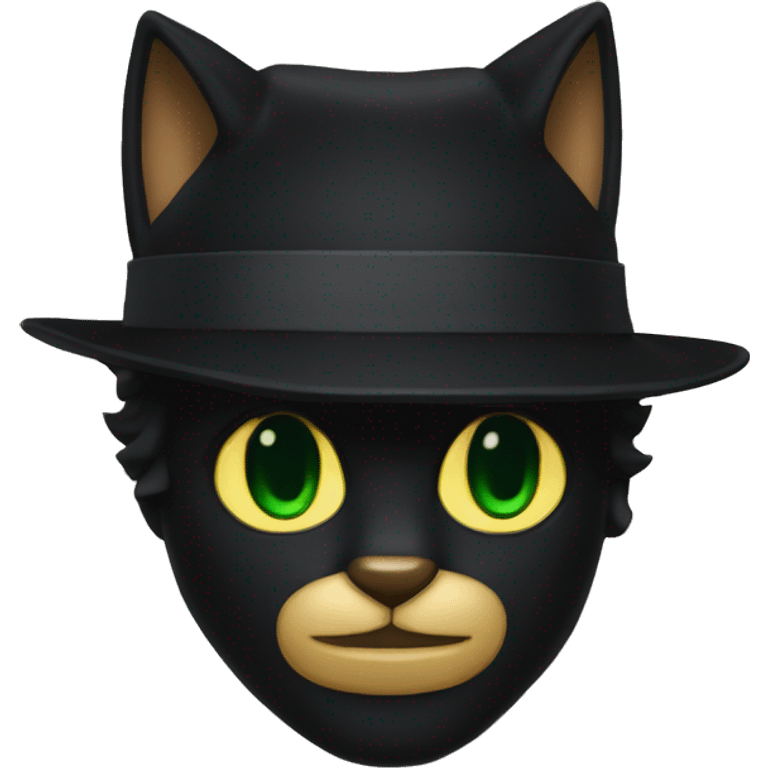 La chat noir emoji