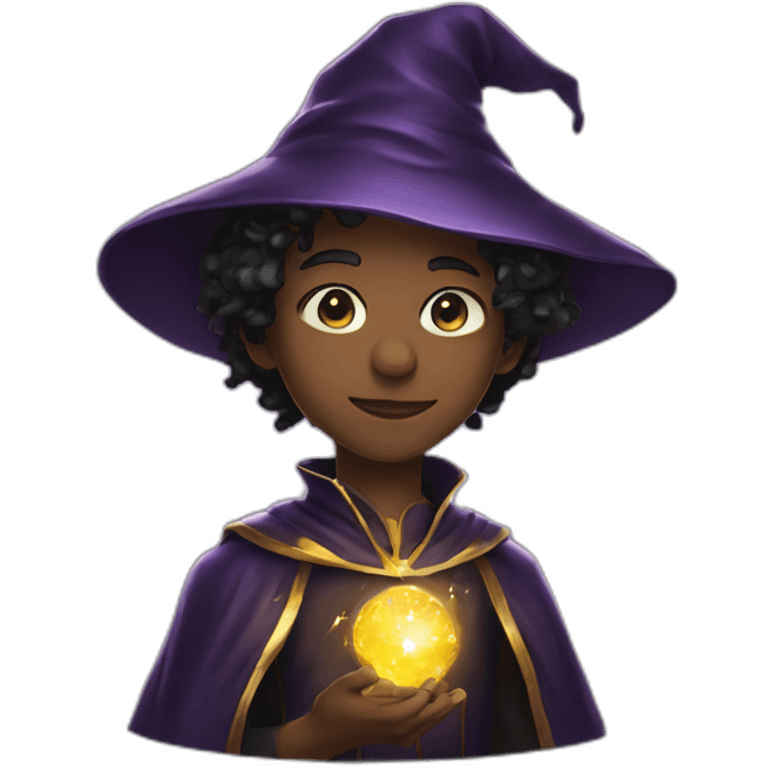 young overpowered magic shiny wizard emoji