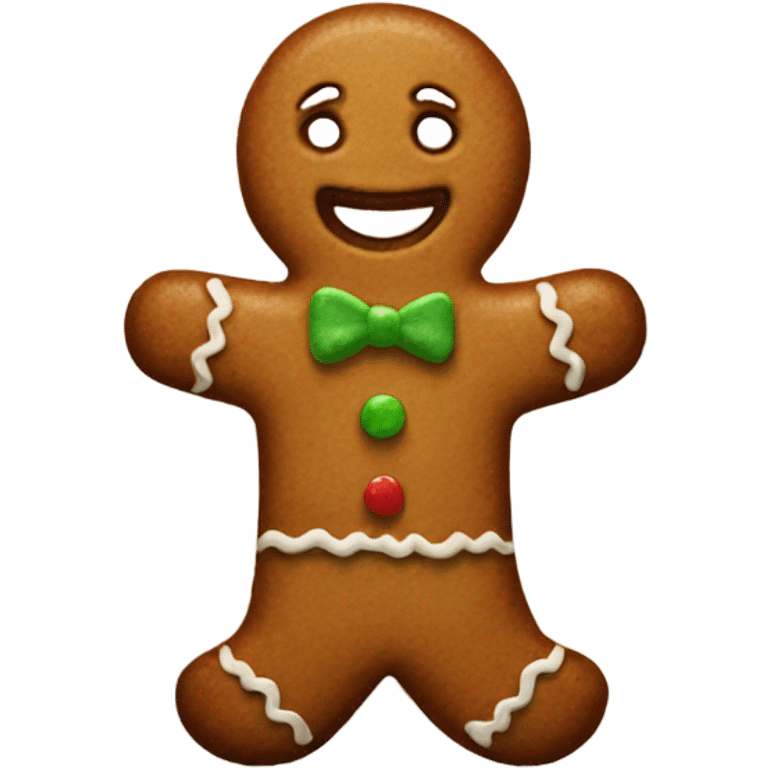 gingerbread man emoji