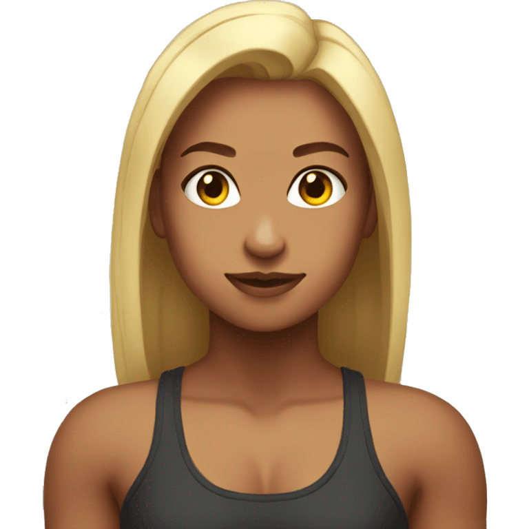 buff girl emoji