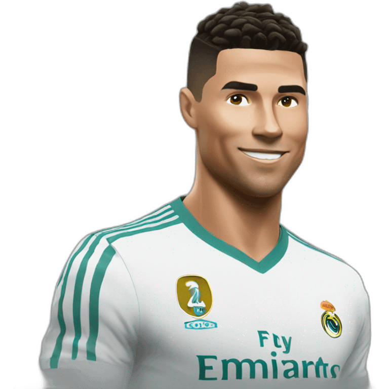 Ronaldo say i love you emoji