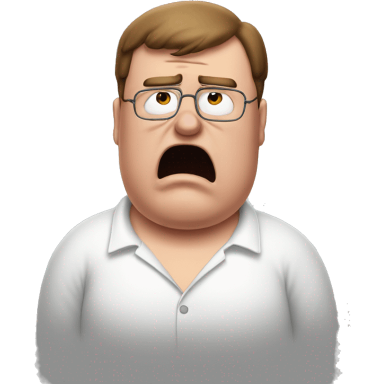 Peter griffin crying emoji