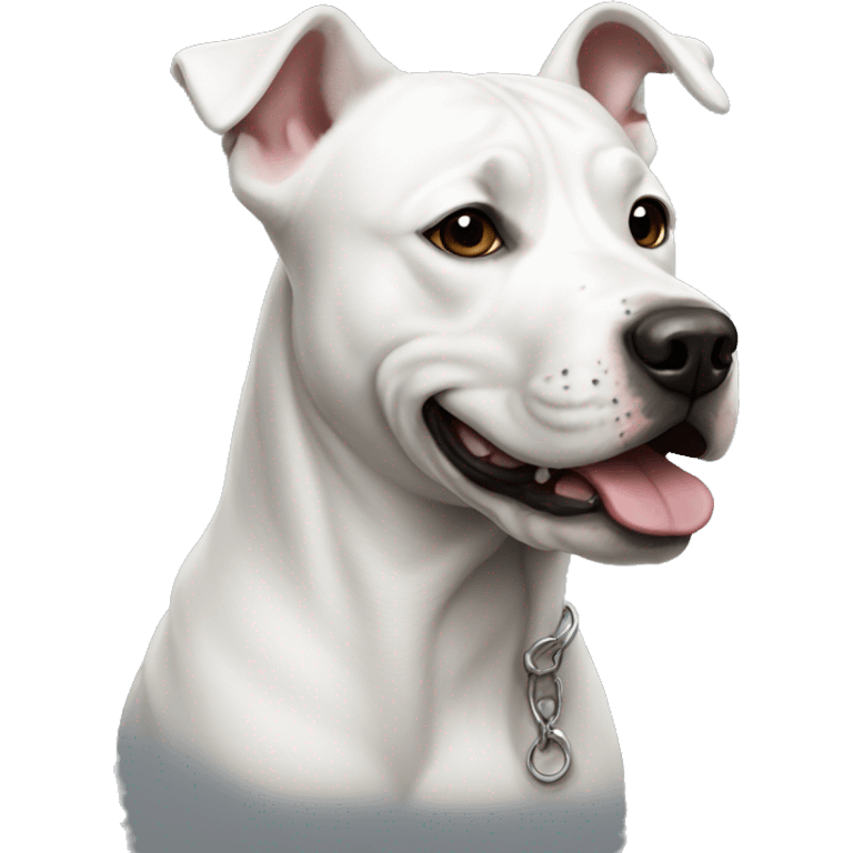 White-black amstaff emoji