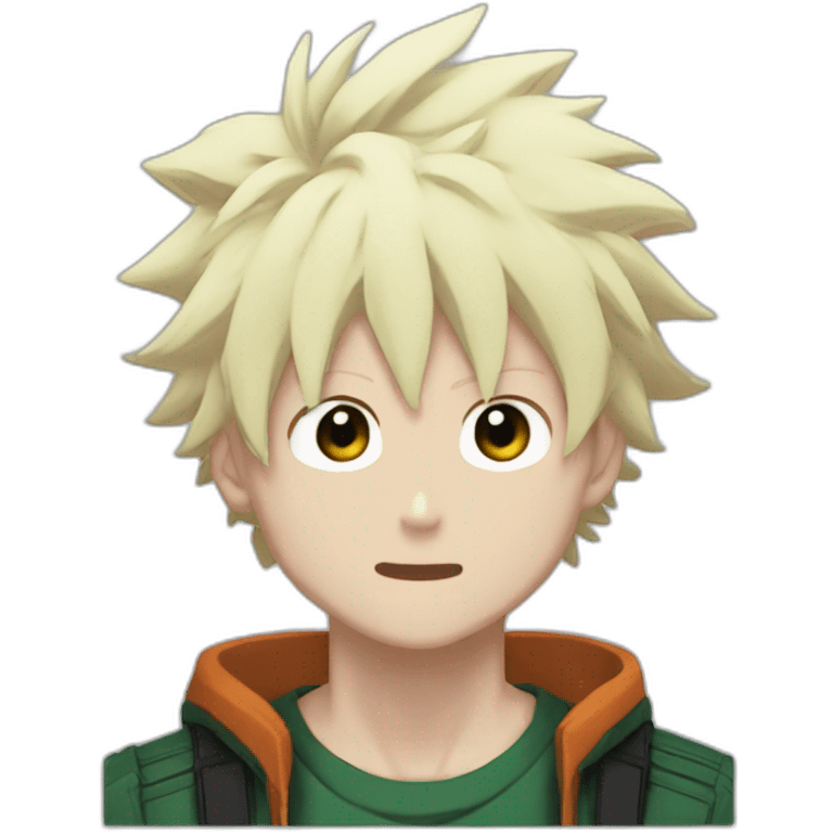 Bakugo my hero academia neutral emoji