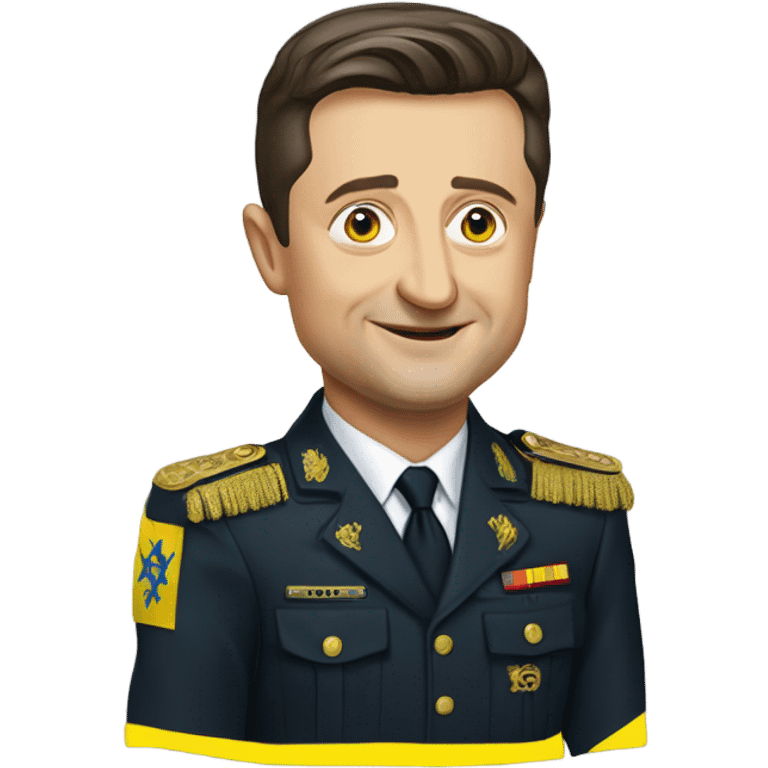 Presented of Ukraine Vladimir Zelensky emoji