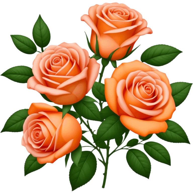 Rosa Lilien und orangene Pfingstrosen emoji