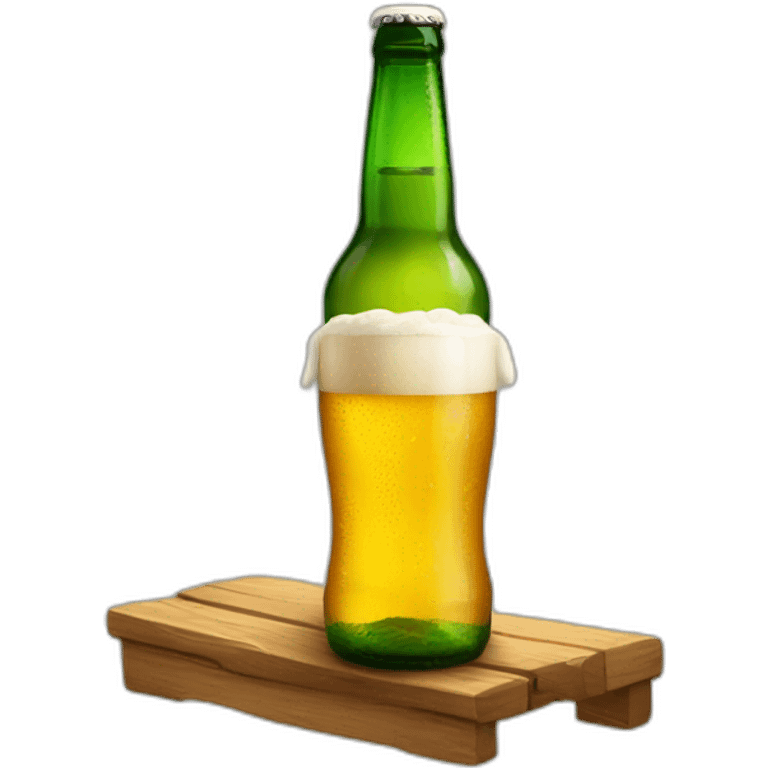 Link avec une bière emoji