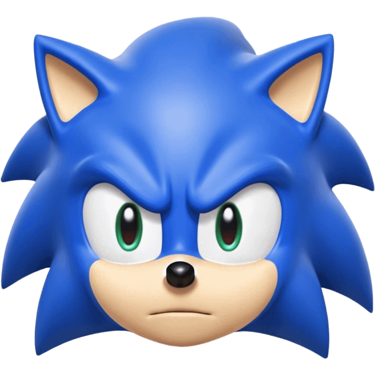 Sonic sleep face emoji