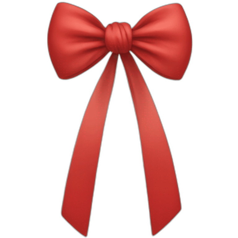 Red bow-knot emoji