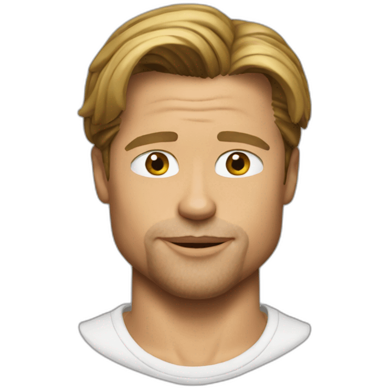 Brad pitt in love emoji