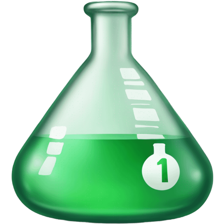 green chemical flask emoji