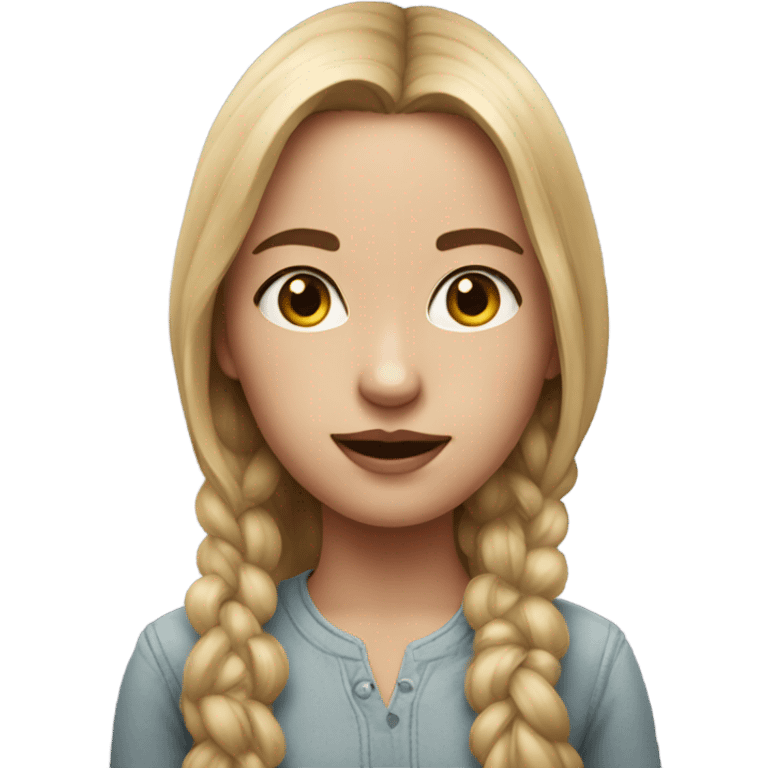 realistic portrait of girl emoji