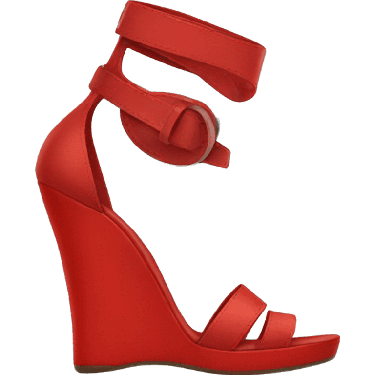 red high heel sandals emoji