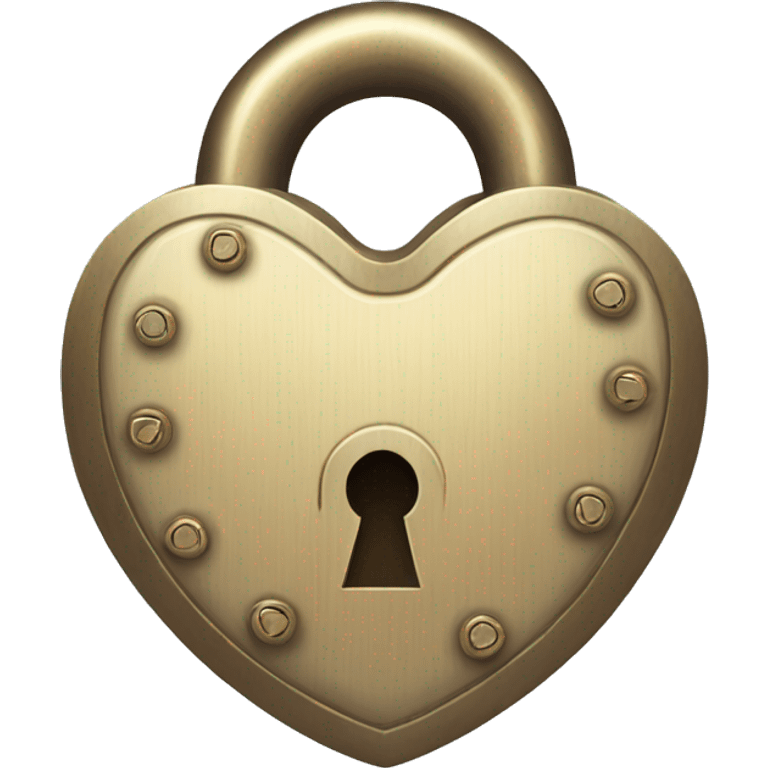 Heart padlock  emoji