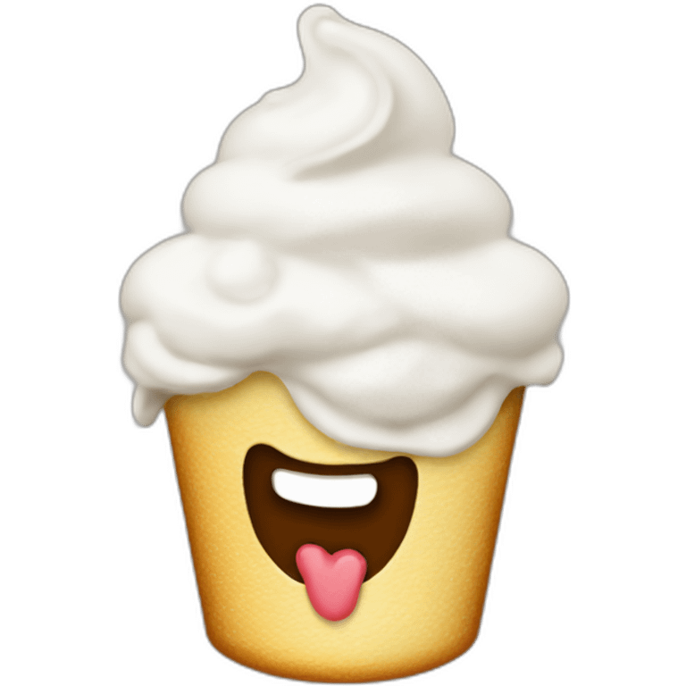 Whipped cream emoji