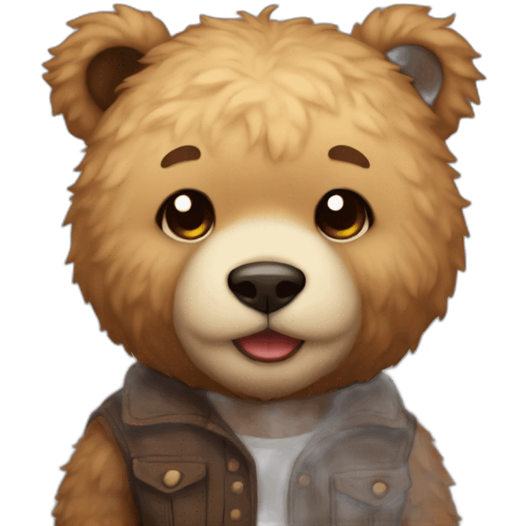 Teddybear chibi emoji