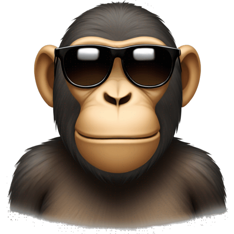 A monkey with sunglasses  emoji