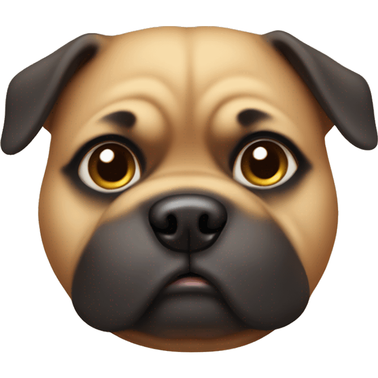 Chubby dog emoji